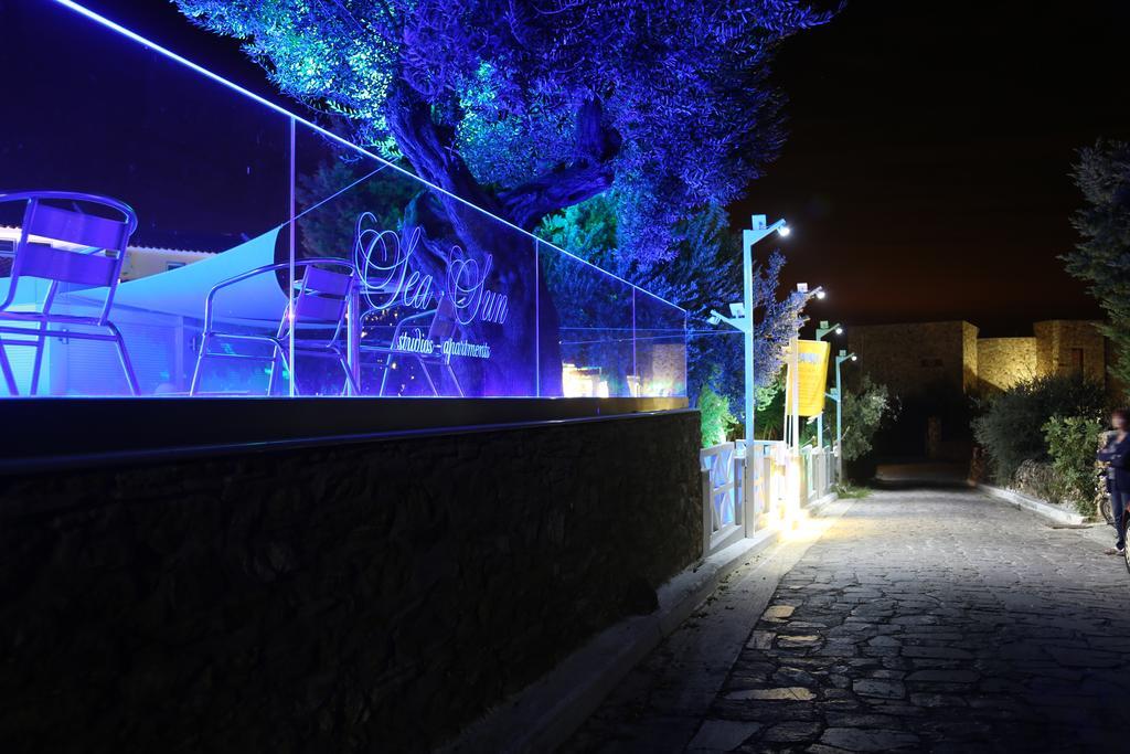 Sea Sun Aparthotel Plomari Exterior foto