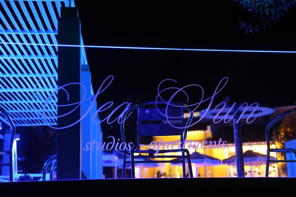 Sea Sun Aparthotel Plomari Exterior foto